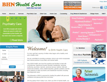 Tablet Screenshot of bhnhealthcare.com